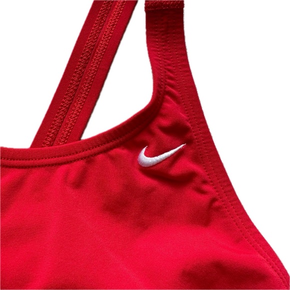 Nike Women's Red Fastback 1-Piece Swimsuit - 8 - Picture 5 of 9
